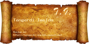 Tengerdi Imelda névjegykártya